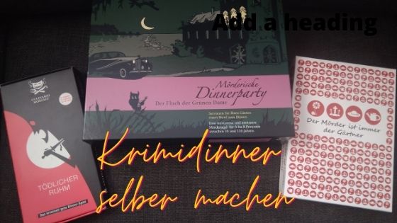 Krimidinner selber machen